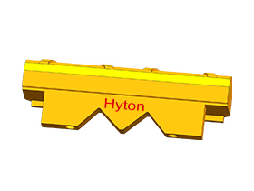 Conjunto de pontas de rotor Hyton terno Sandvik CV217 impacto de eixo vertical britador VSI peça de reposição